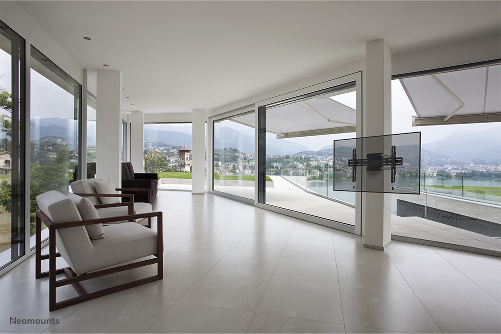 Neomounts WL30S-910BL16 Supporto TV per colonna 40-75" - fisso - bloccabile - diam. 25-100 cm - verticale